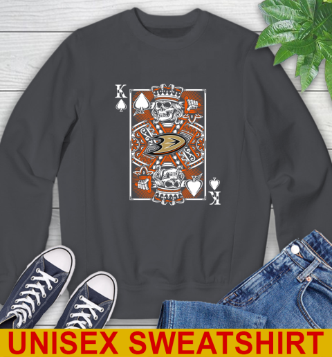 Anaheim Ducks NHL Hockey The King Of Spades Death Cards Shirt Sweatshirt 7