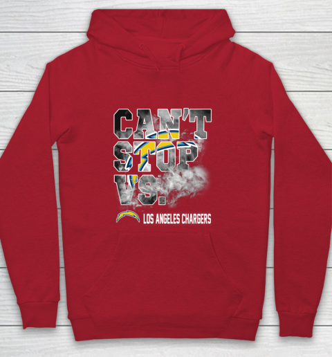 NFL Los Angeles Chargers Can't Stop Vs Youth Hoodie 7