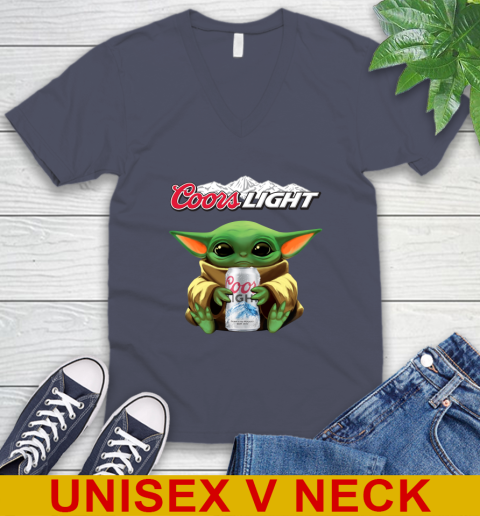 Star Wars Baby Yoda Hugs Coors Beer Shirt 56