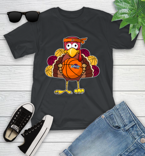 Cleveland Cavaliers Turkey thanksgiving day Youth T-Shirt 2