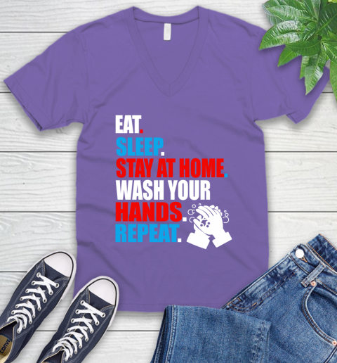 Coronavirus Shirt  Eat Sleep Stay At Home Wash Your Hands Repeat Shirt 53