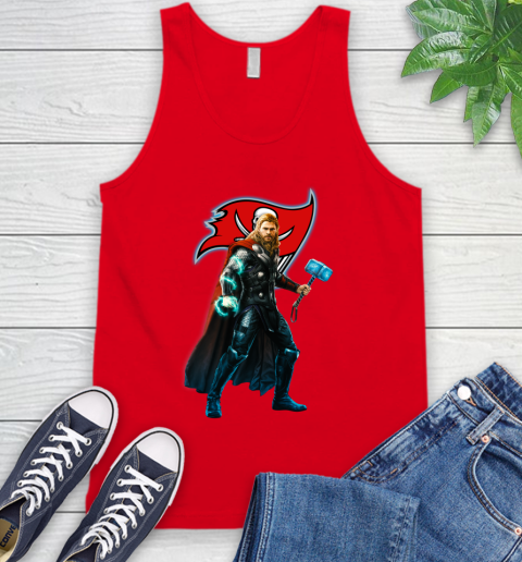 NFL Thor Avengers Endgame Football Tampa Bay Buccaneers Tank Top 6