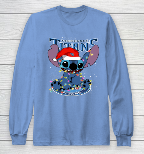 Tennessee Titans NFL Football noel stitch Christmas Long Sleeve T-Shirt 8