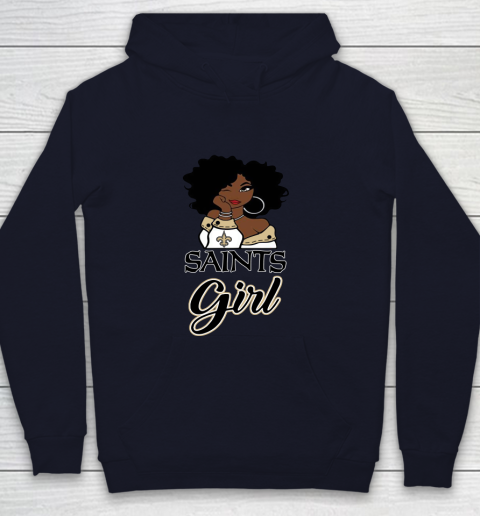 New Orleans Saints Girl NFL Youth Hoodie 3