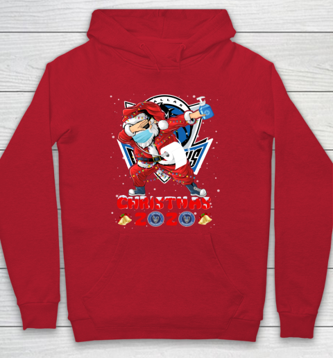 Dallas Mavericks Funny Santa Claus Dabbing Christmas 2020 NBA Hoodie 7