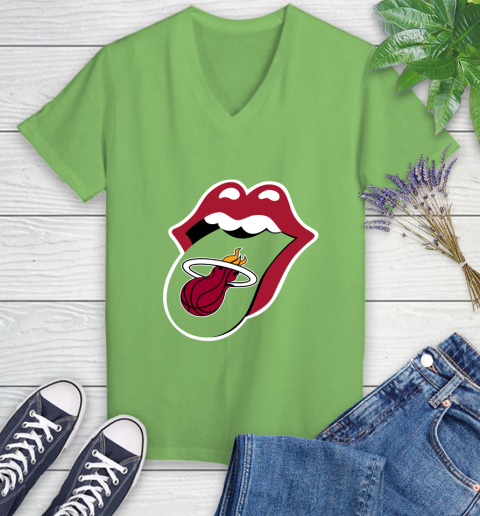 Miami Heat NBA Basketball Lips I Root For My Team Adoring Fan 87