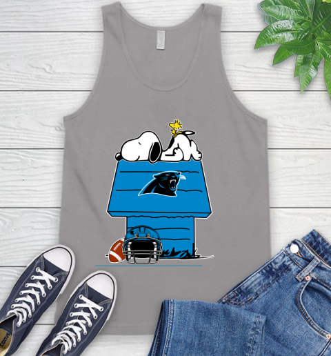 Carolina Panthers NFL Football Snoopy Woodstock The Peanuts Movie Tank Top 4