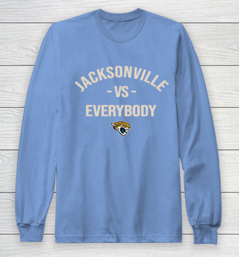 Jacksonville Jaguars Vs Everybody Long Sleeve T-Shirt 8