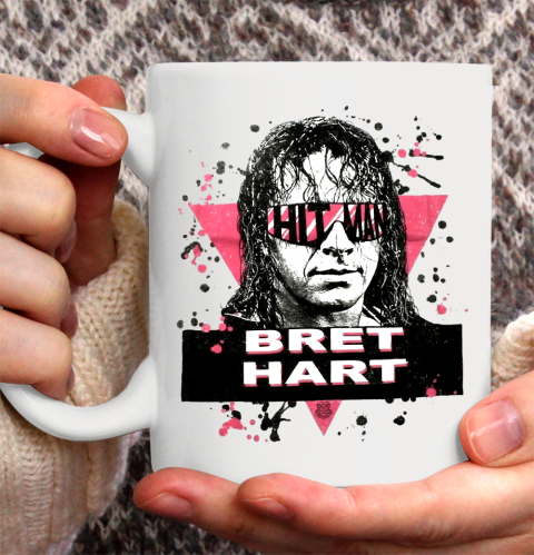 Hit man Bret Hart Hit Man WWE for fans and lovers Ceramic Mug 11oz 2