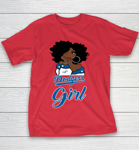 Los Angeles Dodgerss Girl MLB Youth T-Shirt 9