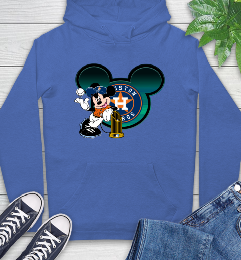 MLB Houston Astros The Commissioner's Trophy Mickey Mouse Disney Hoodie 9