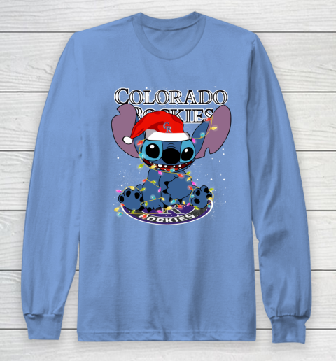 Colorado Rockies MLB noel stitch Baseball Christmas Long Sleeve T-Shirt 8