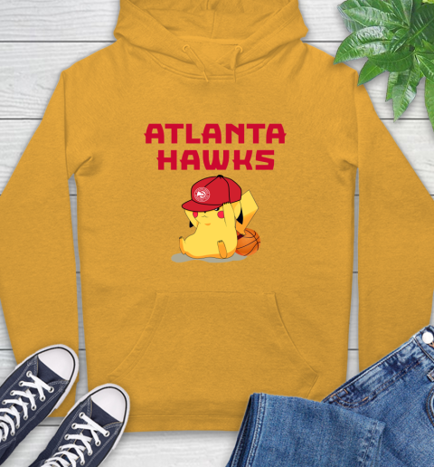 NBA Pikachu Basketball Sports Atlanta Hawks Hoodie 3