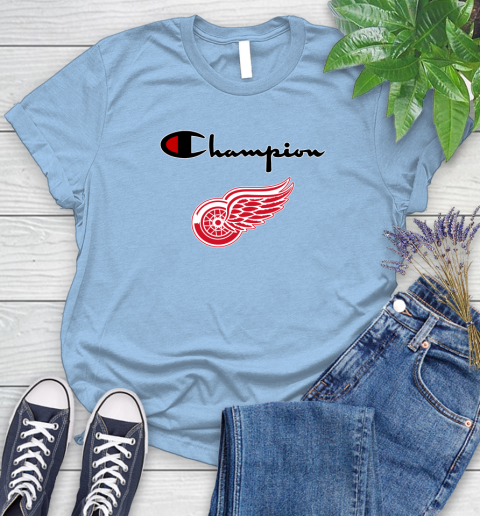 NHL Hockey Detroit Red Wings Champion Shirt Women's T-Shirt 6