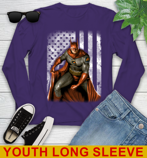 Phoenix Suns NBA Basketball Batman DC American Flag Shirt Youth Long Sleeve 4