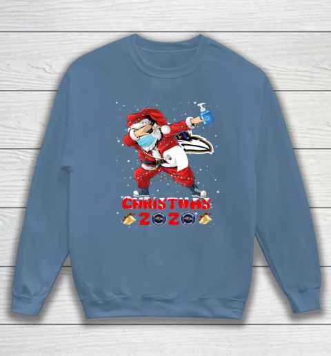 Baltimore Ravens Funny Santa Claus Dabbing Christmas 2020 NFL Sweatshirt 6