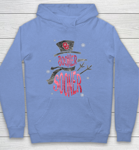 Oklahoma Sooners Christmas Snowman Hoodie 8