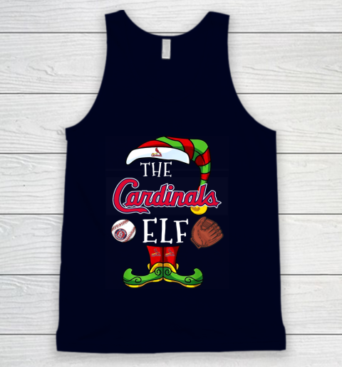 St.Louis Cardinals Christmas ELF Funny MLB Tank Top 2