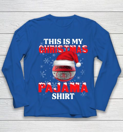 Houston Rockets This Is My Christmas Pajama Shirt NBA Youth Long Sleeve 7