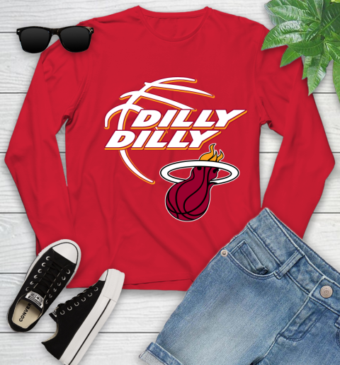 NBA Miami Heat Dilly Dilly Basketball Sports Youth Long Sleeve 11