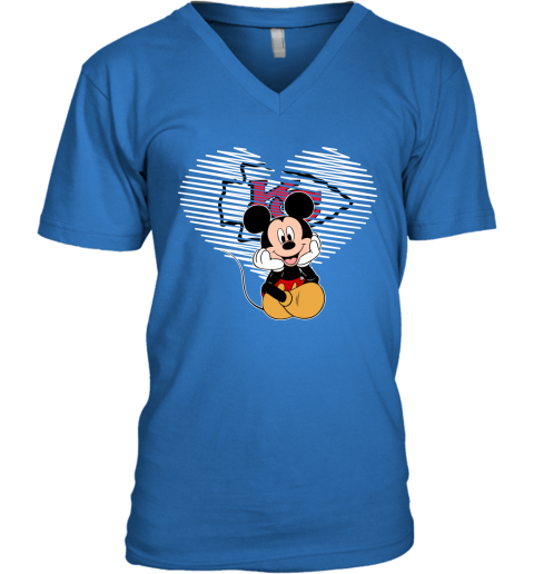 NFL Kansas City Chiefs The Heart Mickey Mouse Disney Football T Shirt ZqtGVuJxzVk v neck unisex 8 95 151514 front royal