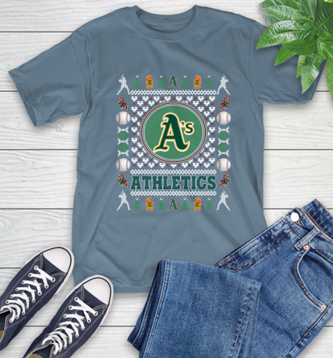 Oakland Athletics Merry Christmas MLB Baseball Loyal Fan Ugly Shirt 8