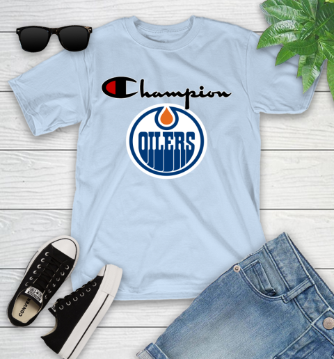 NHL Hockey Edmonton Oilers Champion Shirt Youth T-Shirt 5