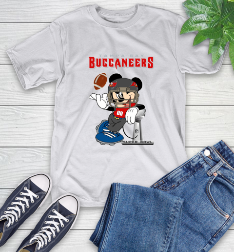 NFL Tampa Bay Buccaneers Mickey Mouse Disney Super Bowl Football T Shirt T-Shirt 12