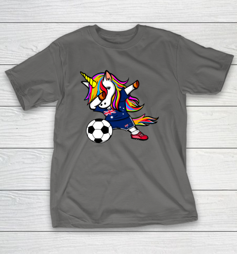 Dabbing Unicorn Australia Football Australian Flag Soccer T-Shirt 9