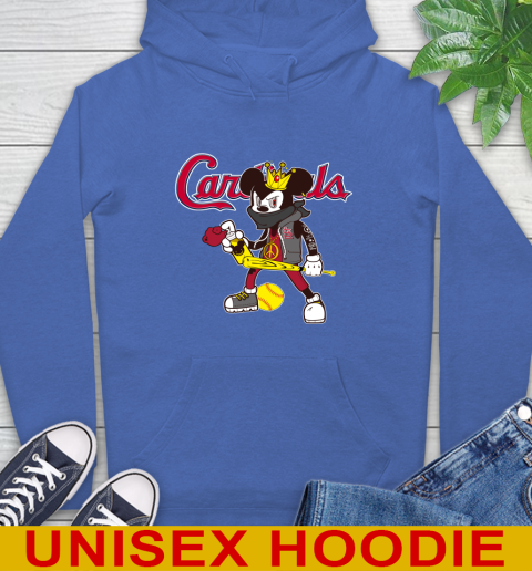 St.Louis Cardinals MLB Baseball Mickey Peace Sign Sports Hoodie 9