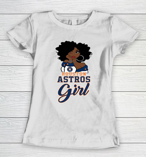 Houston Astross Girl MLB Women's T-Shirt 3