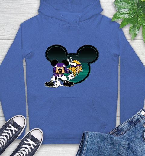 NFL Minnesota Vikings Mickey Mouse Disney Football T Shirt Hoodie 9