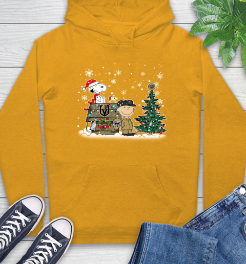 NHL Vegas Golden Knights Snoopy Charlie Brown Woodstock Christmas Stanley Cup Hockey Hoodie 2