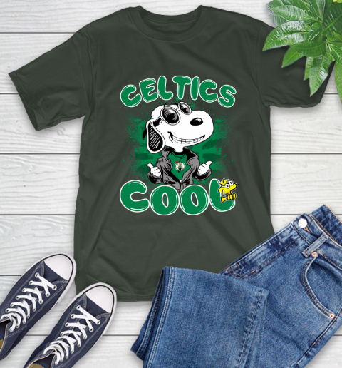 NBA Basketball Boston Celtics Cool Snoopy Shirt T-Shirt 6