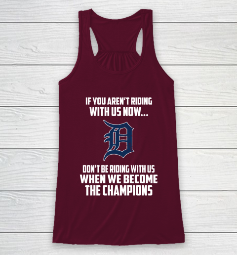MLB Detroit Tigers Baseball We Become The Champions Racerback Tank 2