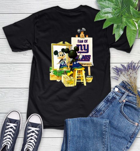NFL Football New York Giants Mickey Drawing Shirt 82