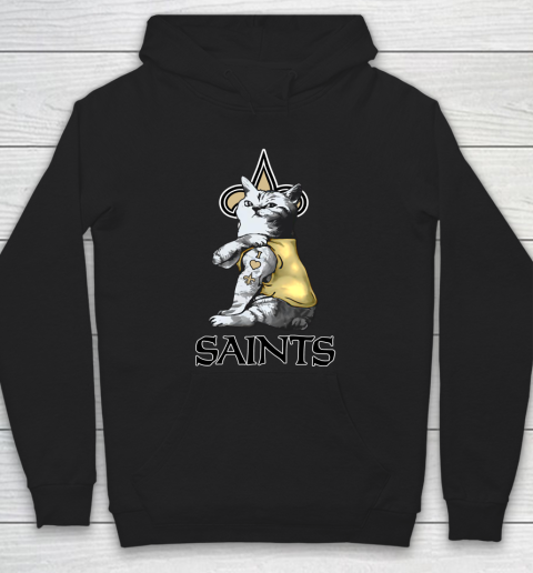 NFL Football My Cat Loves New Orleans Saints Hoodie