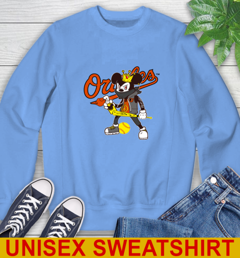Baltimore Orioles MLB Baseball Mickey Peace Sign Sports Sweatshirt 11