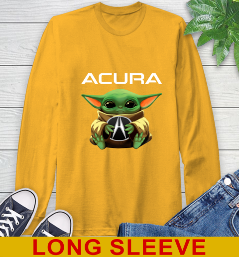Star Wars Baby Yoda Hugs Acura Car Shirt 56