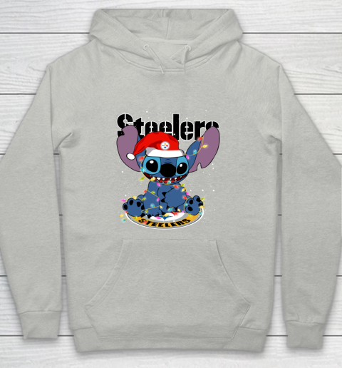 Pittsburgh Steelers NFL Football noel stitch Christmas Youth Hoodie