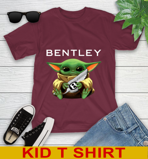Star Wars Baby Yoda Hugs Bentley Car Shirt 101