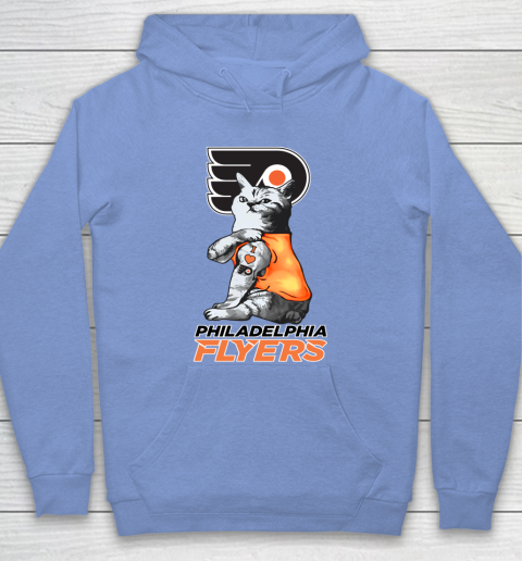 NHL My Cat Loves Philadelphia Flyers Hockey Hoodie 8