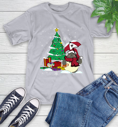 Atlanta Falcons NFL Football Cute Tonari No Totoro Christmas Sports T-Shirt 6
