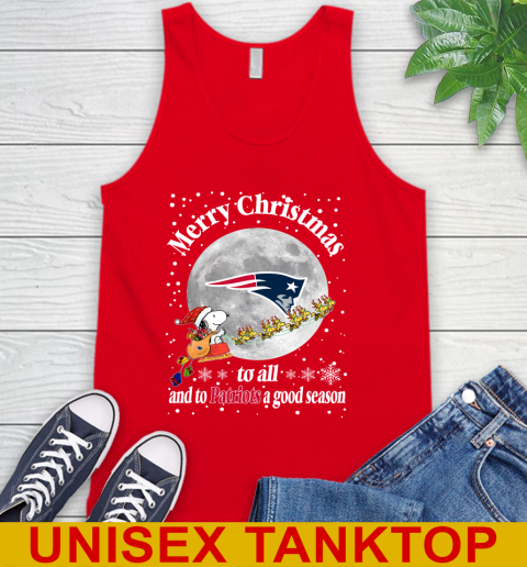 New England Patriots Merry Christmas To All And To Patriots A Good Season NFL Football Sports Tank Top 5