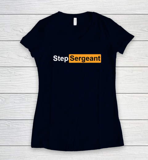 Step Sergeant Women's V-Neck T-Shirt 2