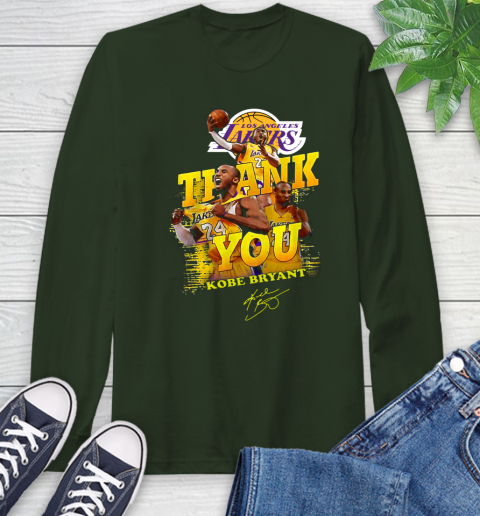 Great Thank you Kobe Bryant Los Angeles Lakers signature shirt 59