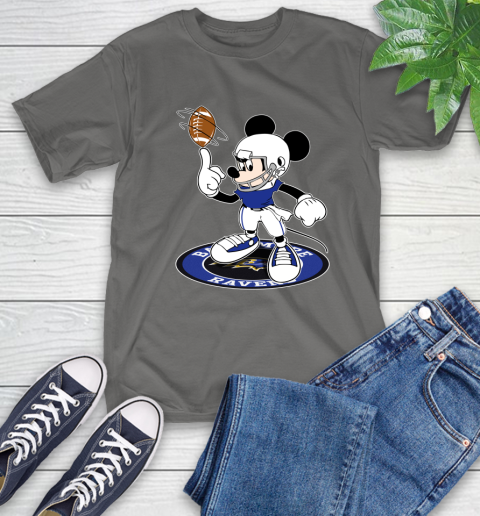 NFL Football Baltimore Ravens Cheerful Mickey Disney Shirt T-Shirt 10