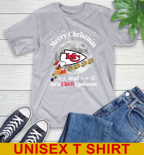 Kansas City Chiefs Merry Christmas To All And To Chiefs A Good Season NFL Football Sports T-Shirt 5