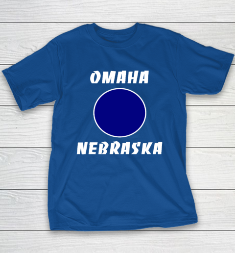 Nebraska Blue Dot Democratic 2nd District Omaha Youth T-Shirt 6