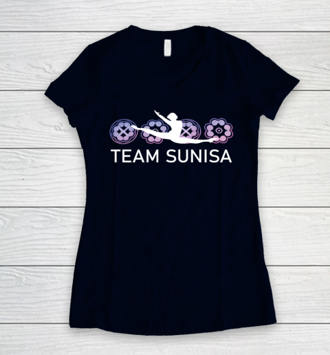 Team Sunisa Shirt Women's V-Neck T-Shirt 2